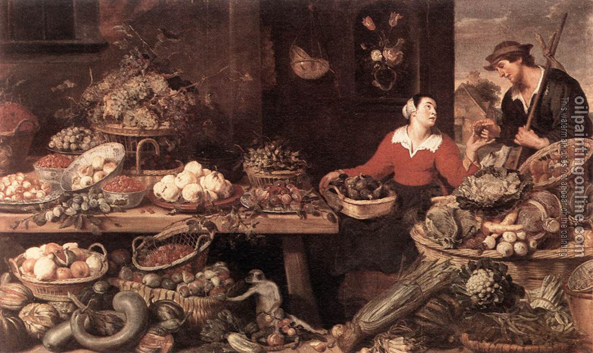 Frans Snyders - Fruit And Vegetable Stall